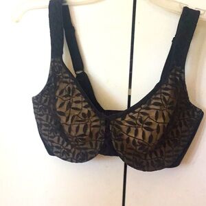 Olga 38DD lined natural cup lace bra